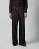 Almada Trousers Bias Satin Pants Chocolate XS