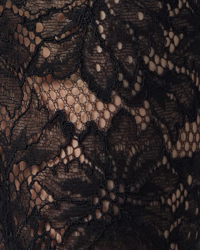 Sportmax Byxor Floral Lace  Svart XS