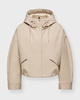 Moncler Jacket Eucalyptus Hooded Short Down Stone MONCLER 2 (M)