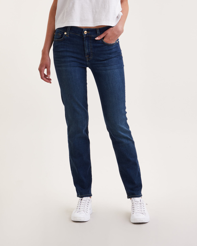 7 For All Mankind Jeans Roxanne Bair Eco Rinsed Indigo Indigo 25