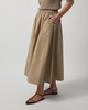 Wakakuu Icons Skirt Sandy Cotton Khaki M
