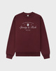 Sporty & Rich Tröja Syracuse Embroidered Bordeaux L