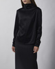 Wakakuu Icons Bluse Lorde Satin Black S