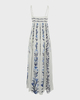 FARM Rio Kjole Flowers Arch Maxi Offwhite S