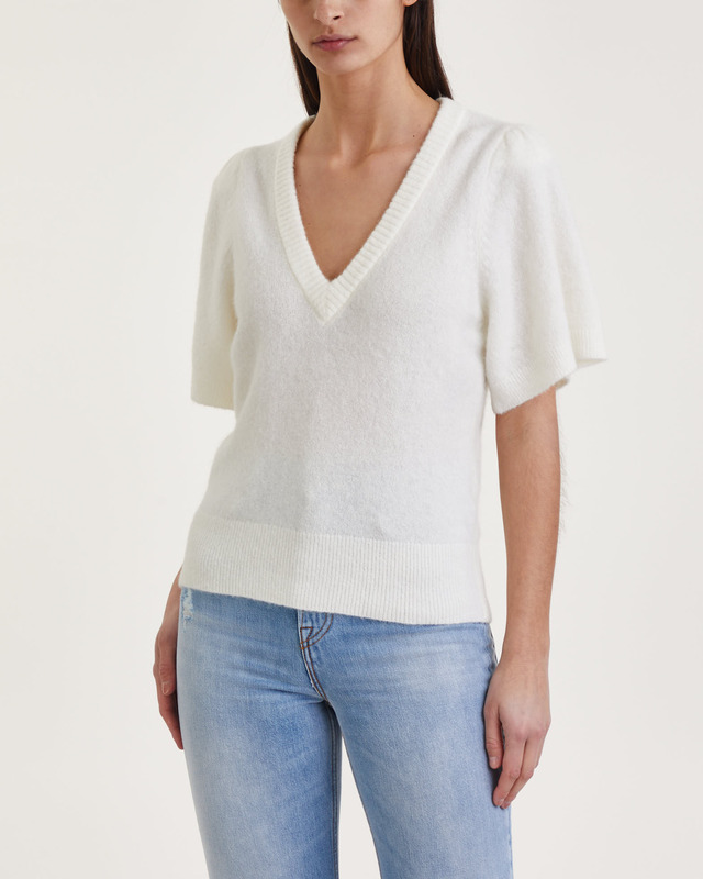 Dante6 Sweater Viona Volant Creme L