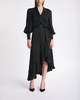 Zimmermann Silk Wrap Midi Dress Black 3 (L-XL)