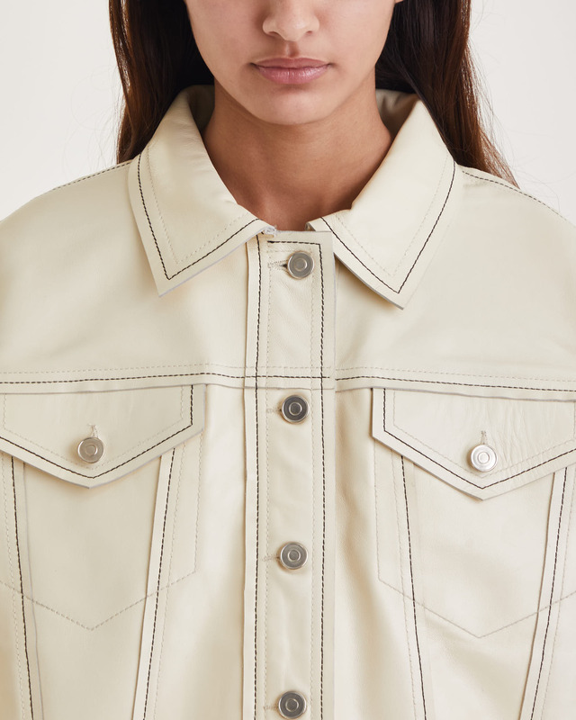 STAND STUDIO Jacka Oversized Jean Creme 36