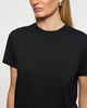 Vince T-Shirt Pima Cotton Crew Neck Black L