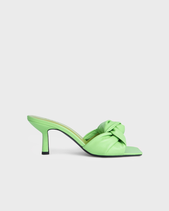 By Far Mules Lana Fresh Green Nappa Leather Green EUR 37