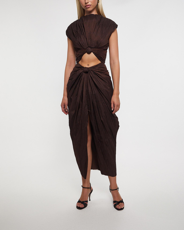 Cult Gaia Dress Inaya Brown US 2 ( EUR 34)