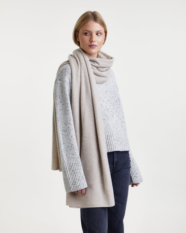 LISA YANG Cashmere Scarf Paris Sand ONESIZE