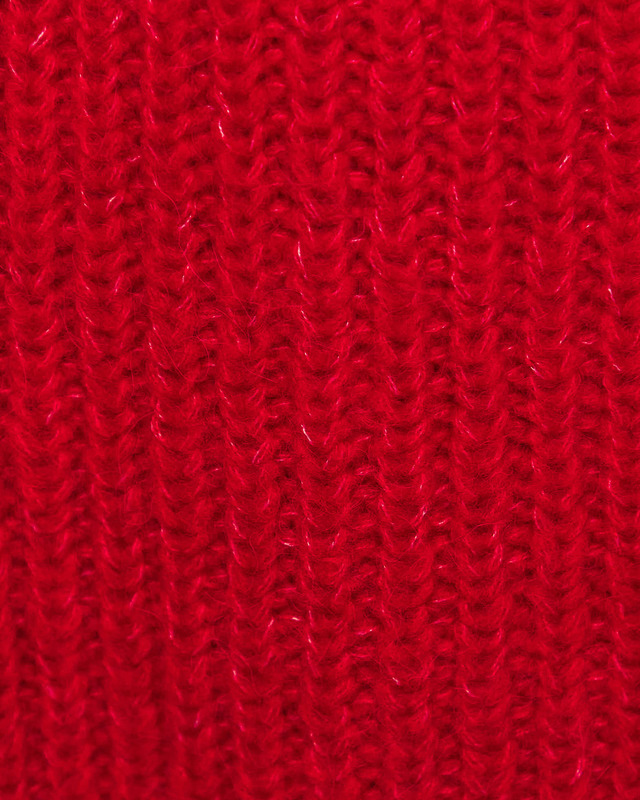 ROTATE Birger Christensen Tröja Knitted Logo Röd 36