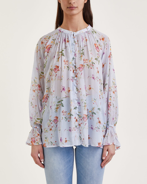 Blus Celine Soft Floral  Blå 2