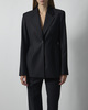 Dagmar Blazer Fitted Wool Black 36