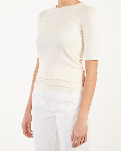 Topp Elbow Slv Crew Creme 1
