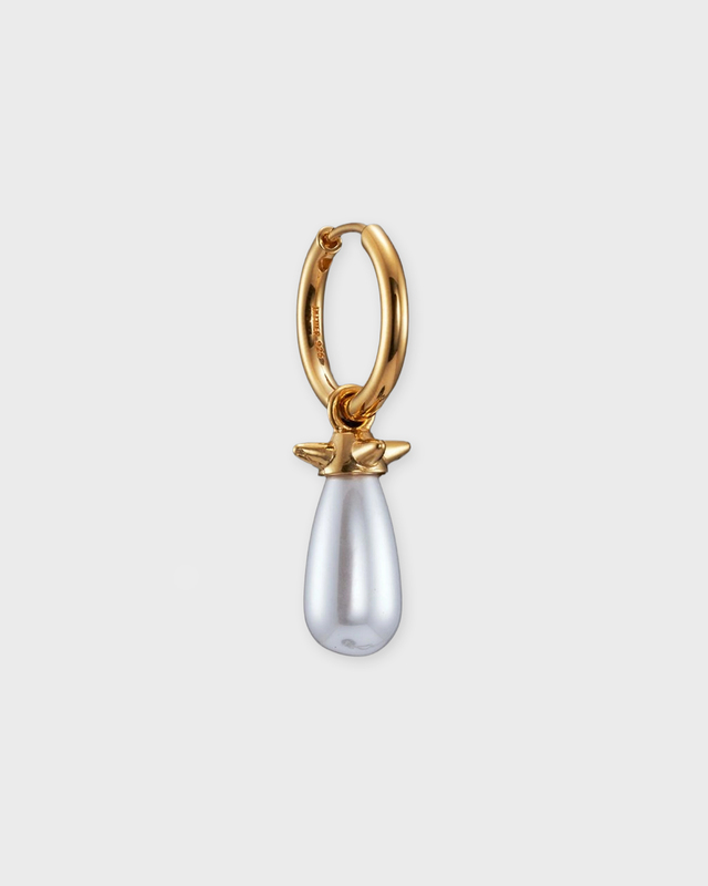 Maria Nilsdotter Earring Pearl Tear  Guld ONESIZE