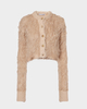 Acne Studios Kofta Fluffy Cropped Beige XS
