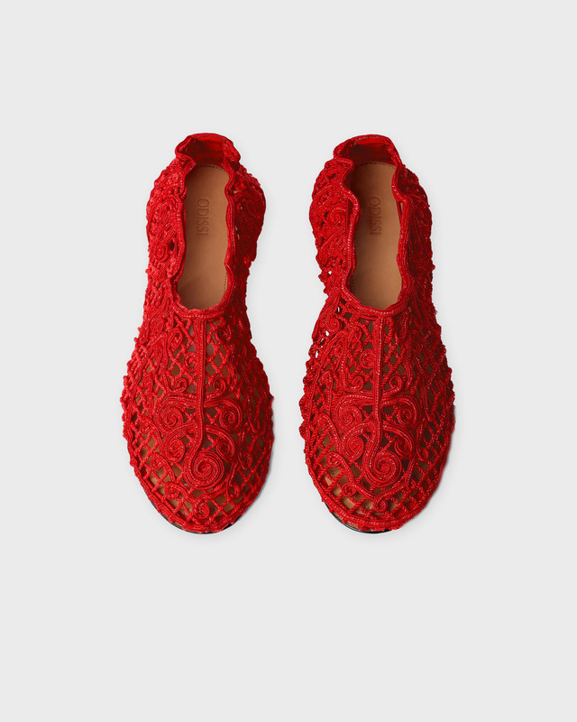 ODISSI Ballet Flats Iris Red EUR 36