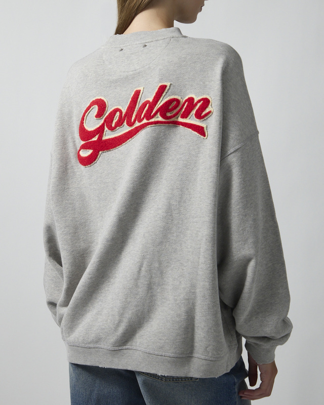 Golden Goose Deluxe Brand Sweatshirt Journey Unisex Crewneck Grey Melange S