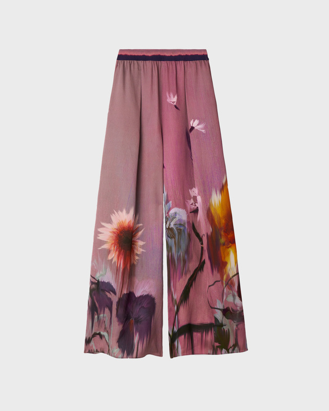 Rodebjer Trousers Berta Flower Lila M