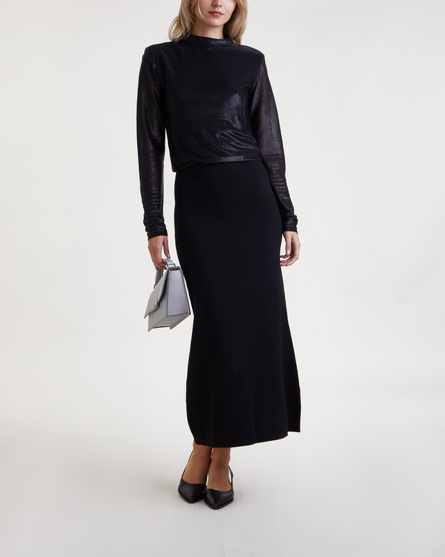 Rodebjer Topp Marion Liquid Svart L