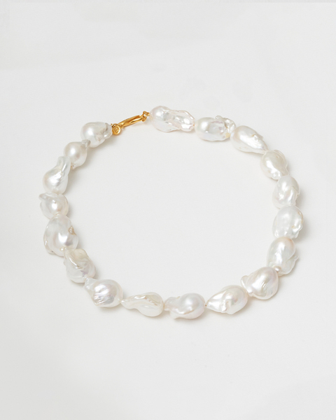 Giant pearl necklace Guld ONESIZE 1