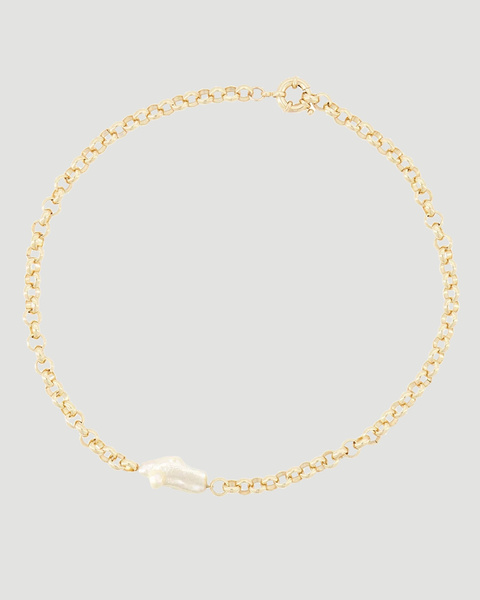 Necklace Biwa Pearl Guld/vit ONESIZE 1