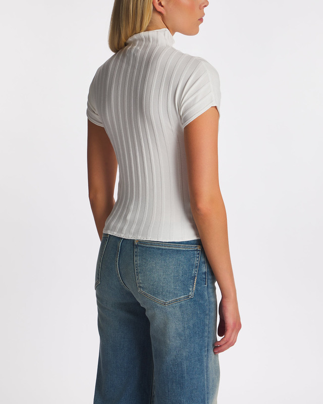 Filippa K Top Mock Neck White S