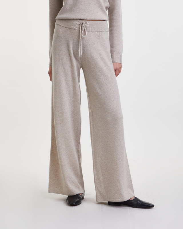 LISA YANG Cashmerebyxa Sofi  Sand 2 (M-L)