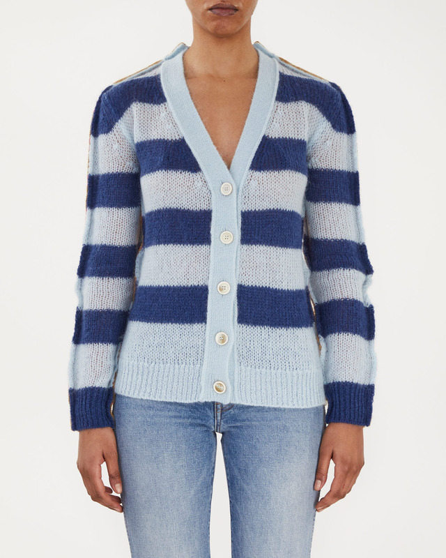 Marni Cardigan Mohair Blå IT 40 (EUR 34)