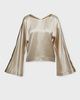 Wakakuu Icons Blouse Palermo Satin Beige S
