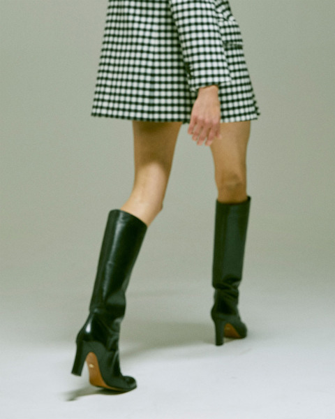 Boots Cher Leather Svart 2