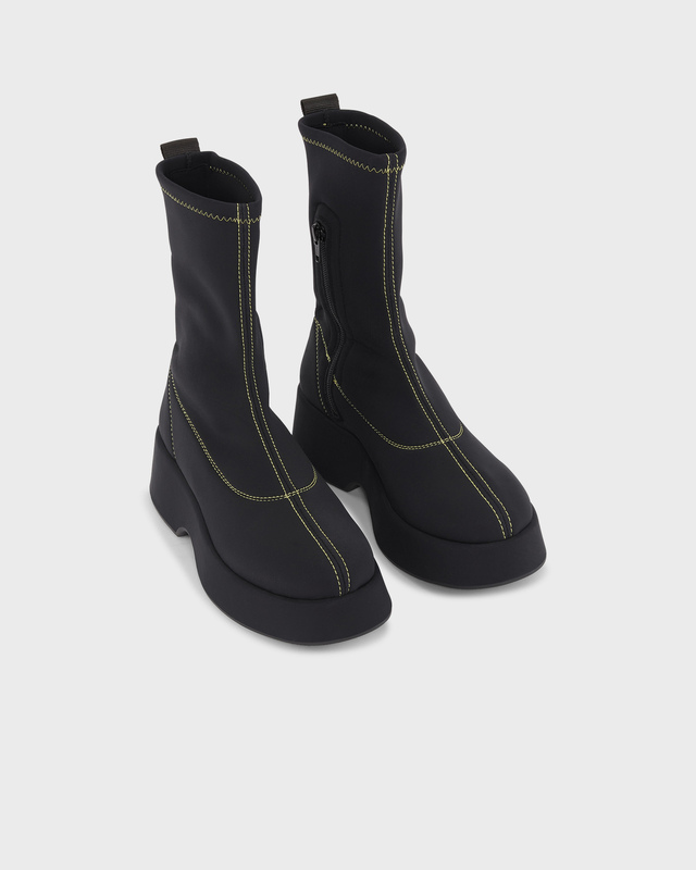 Ganni Retro Flatform Sockboot Black EUR 39