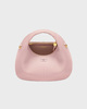 Ganni Bag Hobo Mini Grained Light pink ONESIZE