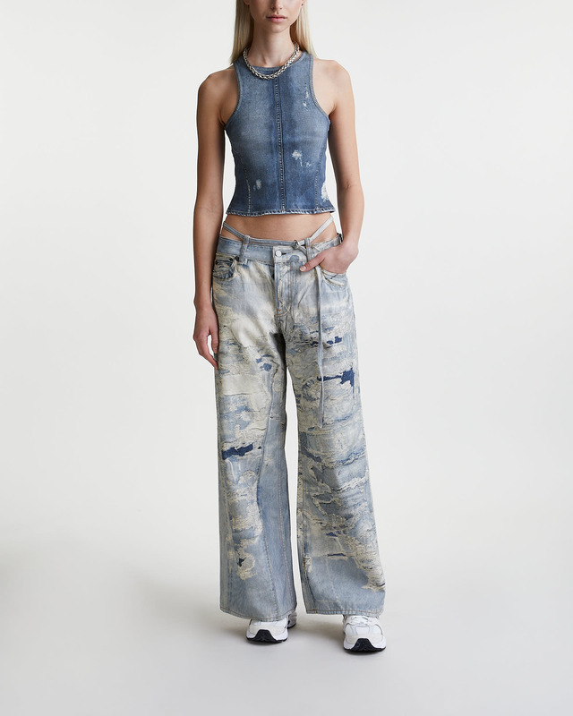 Acne Studios Tank Top Denim Print Denim S