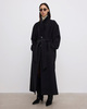 Dagmar Kappa Wool Robe Black 34