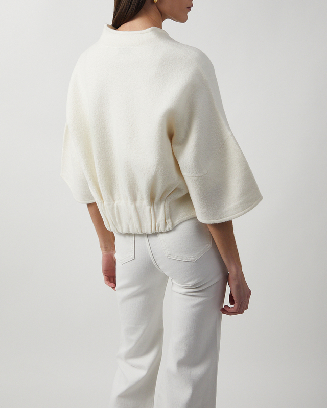 Dagmar Cardigan Short Wool Offwhite M