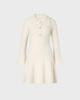 Malina Dress Emelise Aplaca Blend Knitted Mini Vanilla S