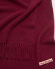 Acne Studios Fringe Wool Scarf  Burgundy  ONESIZE