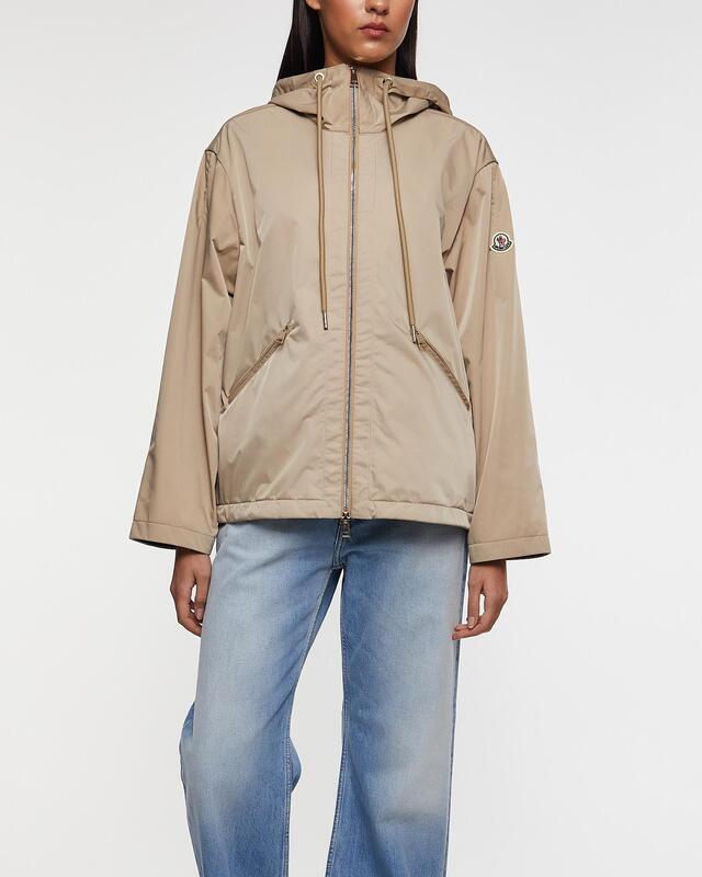 Moncler Jacka Cassiopea Hooded Brun MONCLER 2 (M)