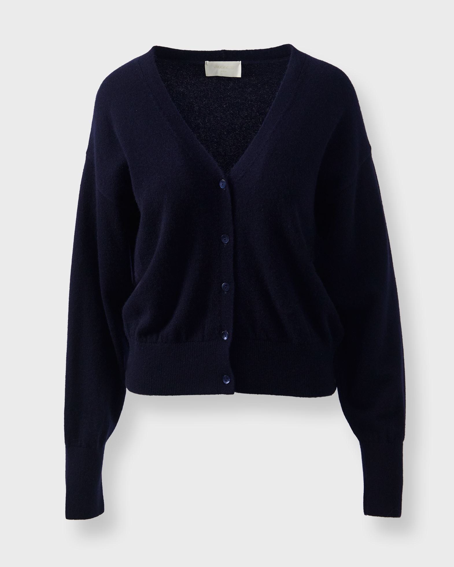 Wakakuu Icons Women's Navy Cardigan Harrow Cashmere S
