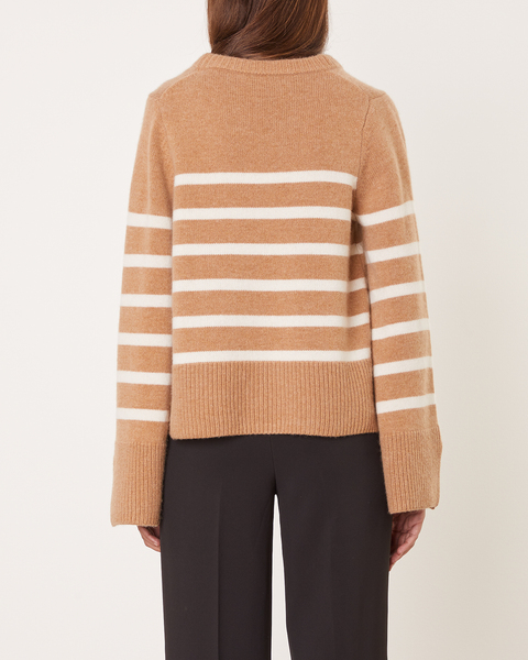 Knitted Striped Wool Sweater  2