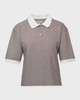 Wakakuu Icons Top Linosa Polo T-Shirt Beige XS