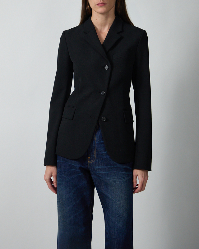 Acne Studios Blazer Fitted Wool Black 38