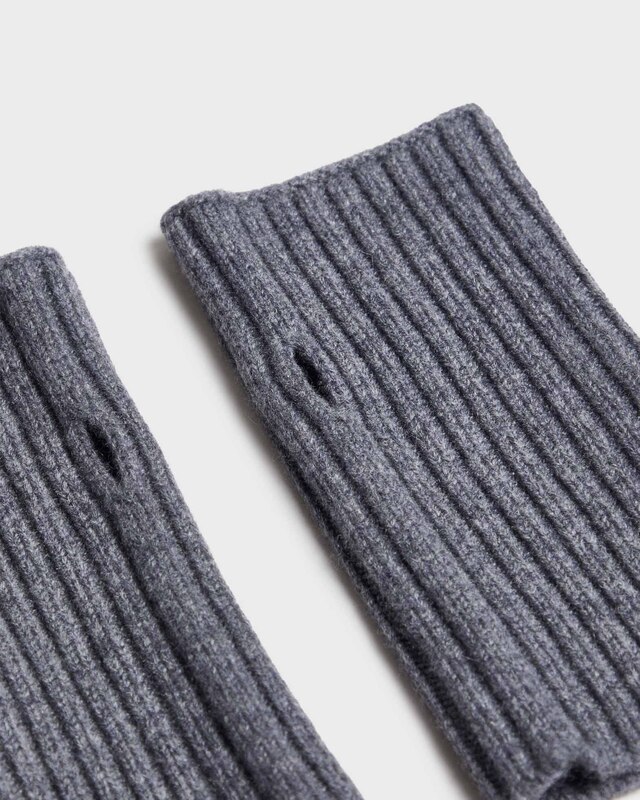 LISA YANG Arm Warmers Hyde Cashmere Grey ONESIZE
