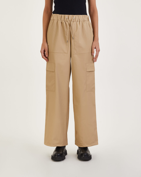 Trousers Cargo Rain Wide  Sand 1