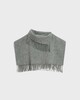 By Malene Birger Scarf Turtula Fringe Grey melange ONESIZE