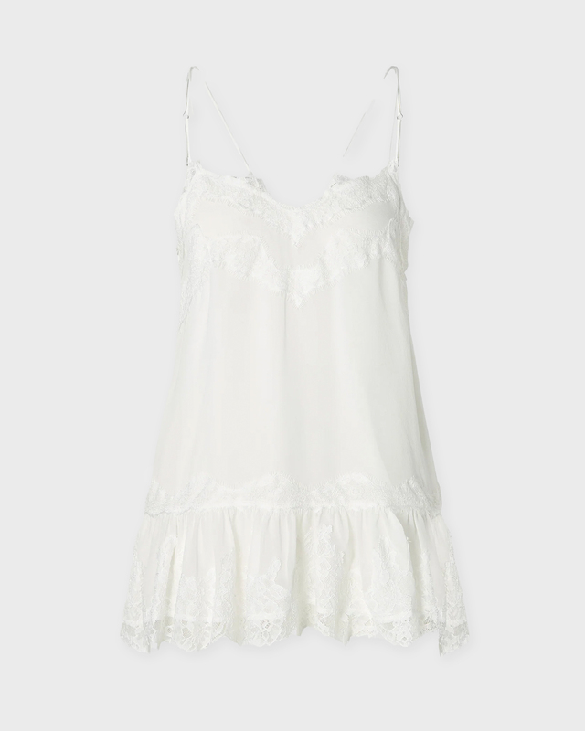 Leoní Top Iris Lace-Trimmed White 34