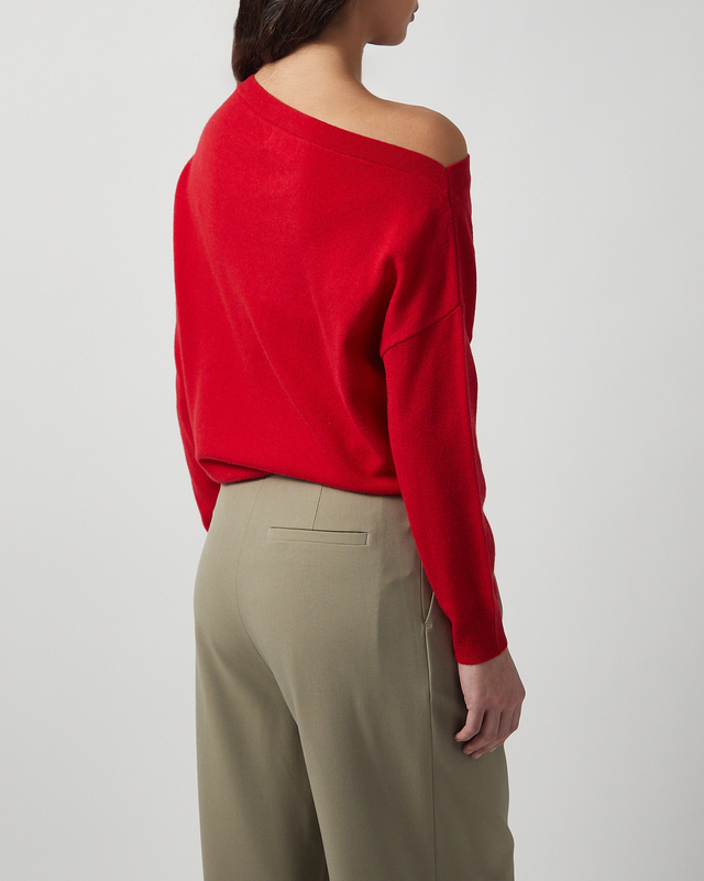 Wakakuu Icons Tröja Bonn Wool Cashmere Röd M