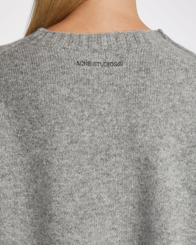 Acne Studios Cropped Wool Jumper Grå S